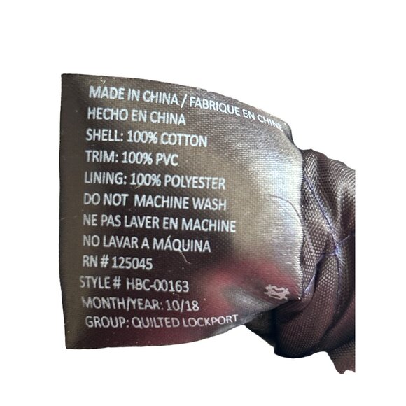 Stone Mountain Quilted Crossbody Bag With Floral Palm Print & Faux Leather Trim - Picture 8 of 10